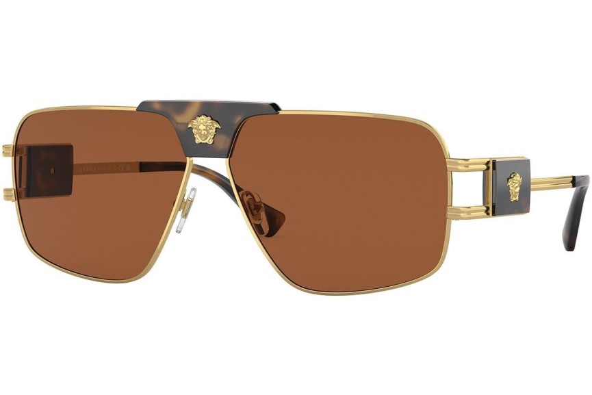 Ochelari de soare Versace Special Project Aviator VE2251 147073 Pilot Aurii