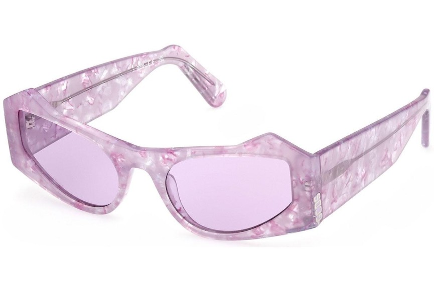 Ochelari de soare GCDS GD0022 80Y Cat Eye Violeți