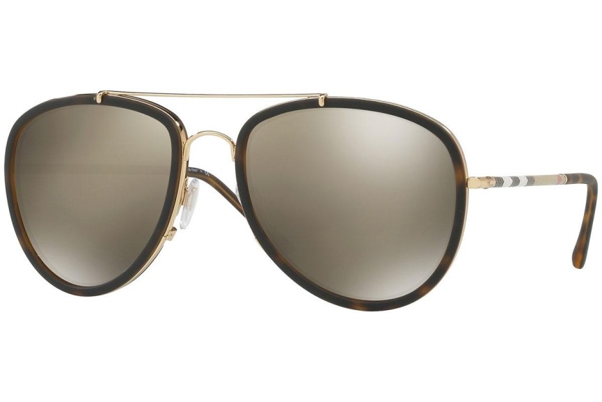 Ochelari de soare Burberry BE3090Q 10525A Pilot Havana