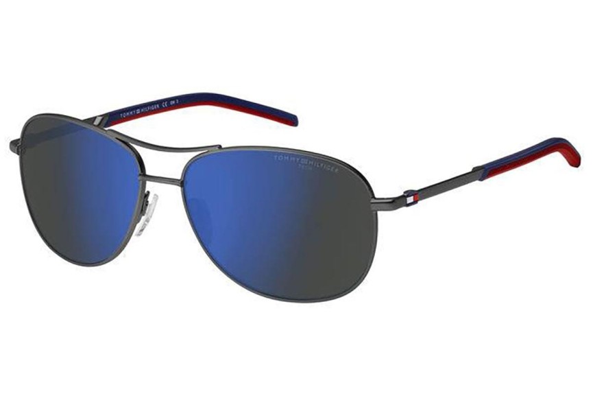 Ochelari de soare Tommy Hilfiger TH2023/S R80/ZS Pilot Argintii