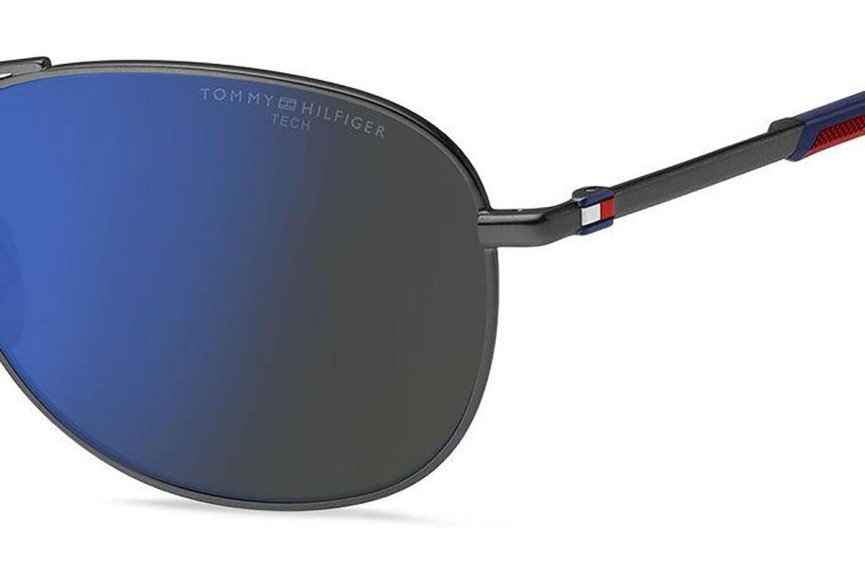 Ochelari de soare Tommy Hilfiger TH2023/S R80/ZS Pilot Argintii