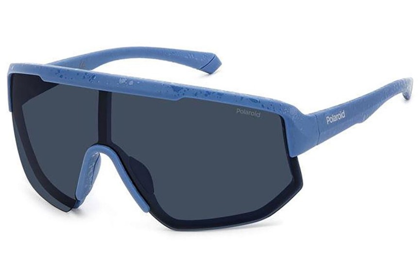 Ochelari de soare Polaroid PLD7047/S FLL/C3 Polarized Lentilă unică | Shield Albaștri