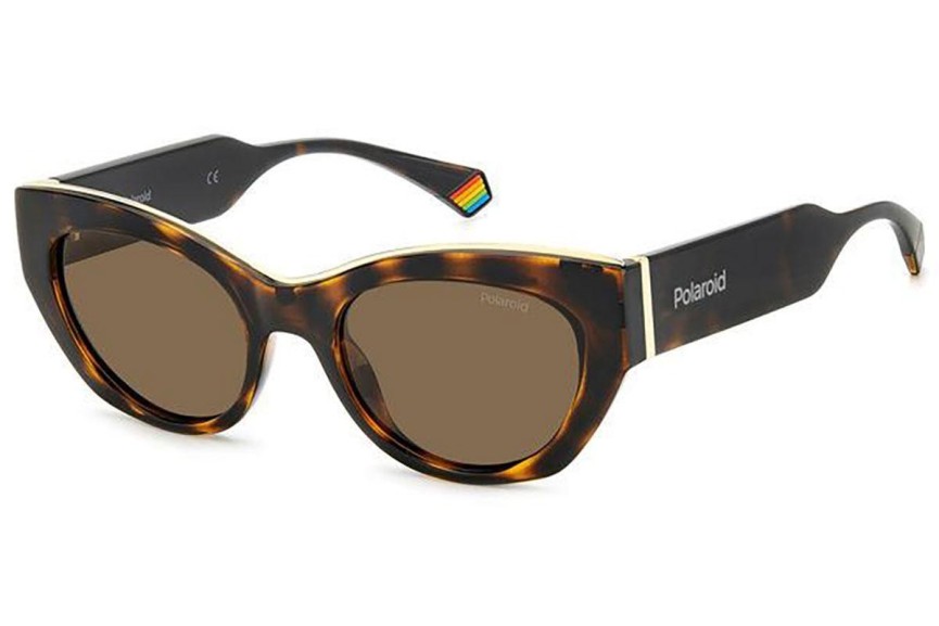 Ochelari de soare Polaroid PLD6199/S/X 086/SP Polarized Cat Eye Havana