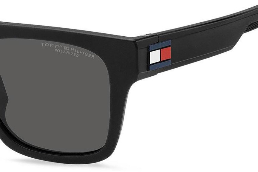 Ochelari de soare Tommy Hilfiger TH1976/S 003/M9 Polarized Pătrați Negri