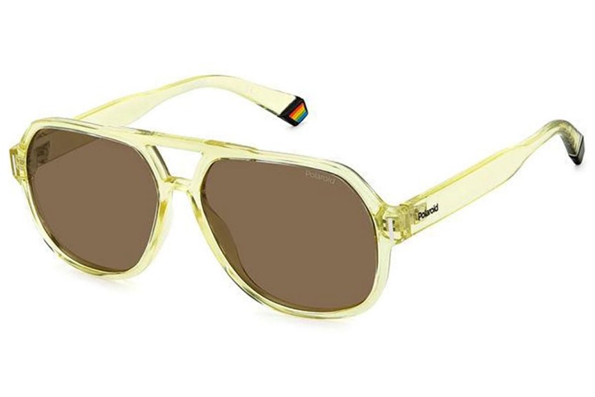 Ochelari de soare Polaroid PLD6193/S 6DX/SP Polarized Pilot Verzi