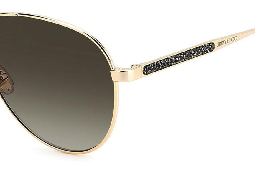 Ochelari de soare Jimmy Choo JIMENA/S 06J/HA Pilot Aurii