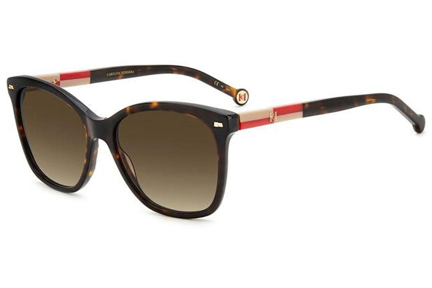 Ochelari de soare Carolina Herrera HER0137/S O63/HA Cat Eye Roșii