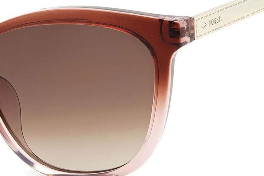 Ochelari de soare Fossil FOS3142/S 09Q/HA Cat Eye Maro