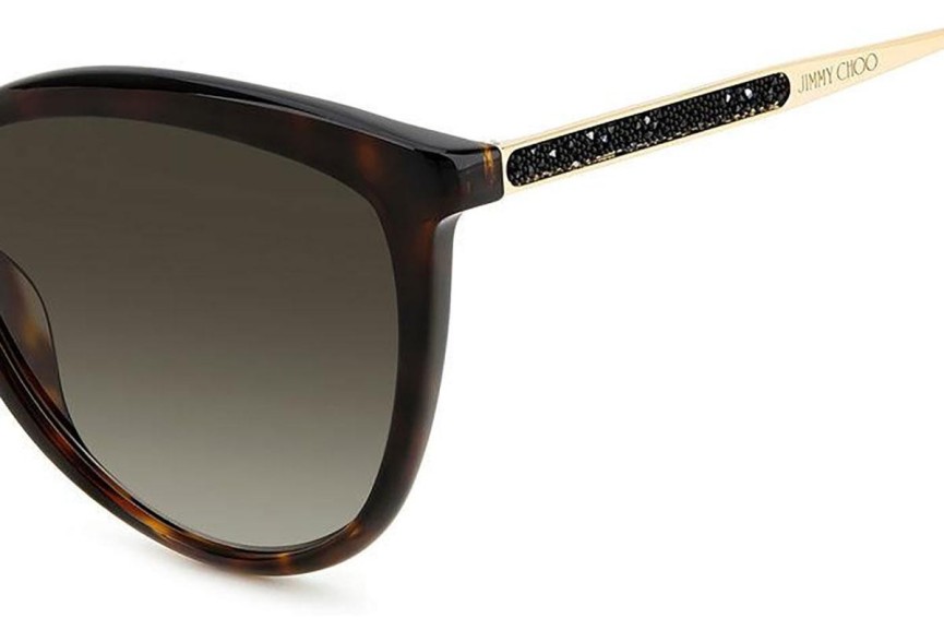 Ochelari de soare Jimmy Choo BELINDA/S 086/HA Cat Eye Havana