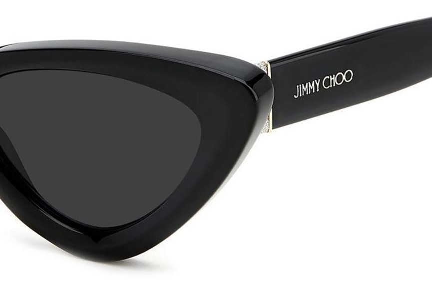 Ochelari de soare Jimmy Choo ADDY/S 807/IR Cat Eye Negri