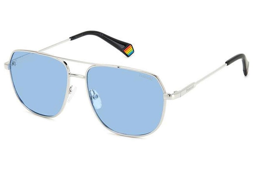 Ochelari de soare Polaroid PLD6195/S/X 010/C3 Polarized Pilot Argintii