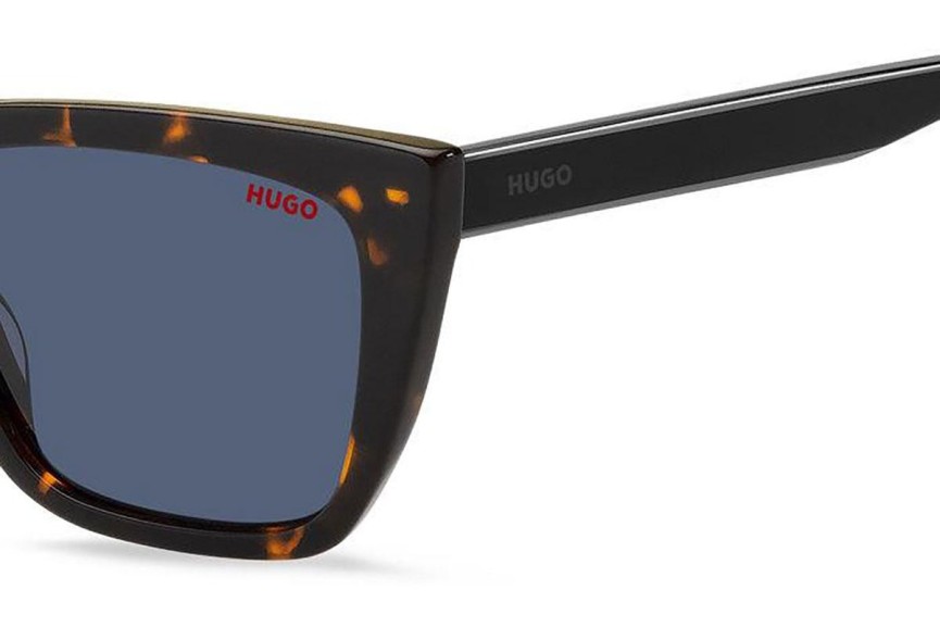 Ochelari de soare HUGO HG1249/S O63/KU Cat Eye Havana