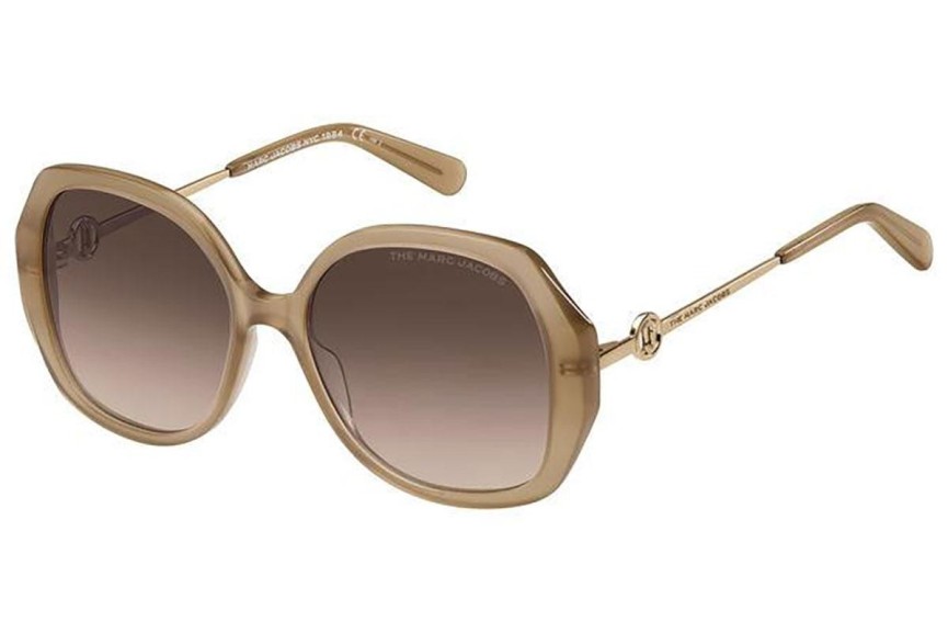 Ochelari de soare Marc Jacobs MARC581/S 10A/HA Cat Eye Bej