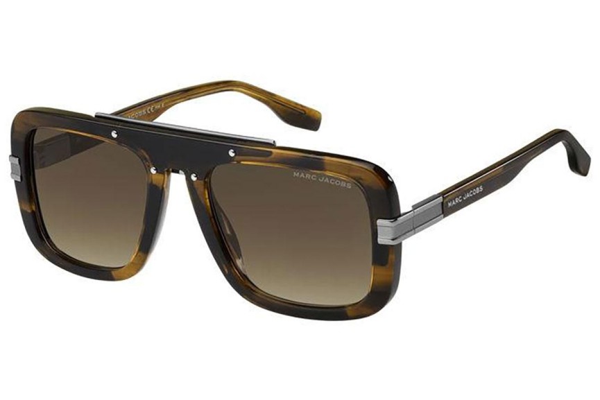 Ochelari de soare Marc Jacobs MARC670/S EX4/HA Flat Top Havana