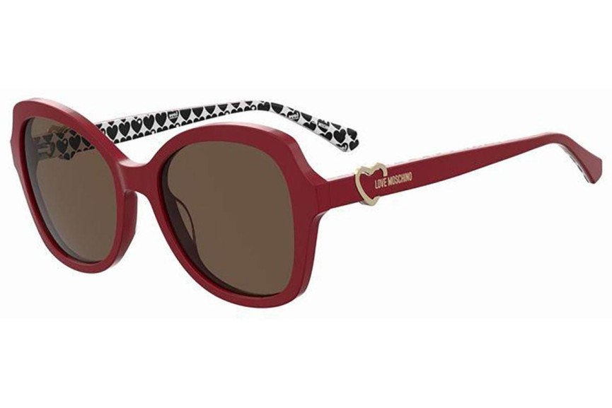 Ochelari de soare Love Moschino MOL059/S C9A/70 Cat Eye Roșii