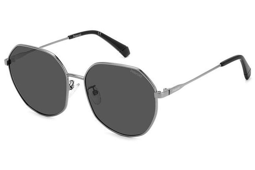 Ochelari de soare Polaroid PLD4140/G/S/X KB7/M9 Polarized Pătrați Argintii