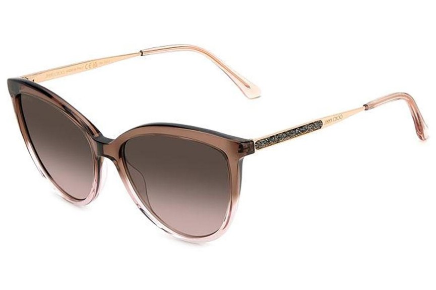 Ochelari de soare Jimmy Choo BELINDA/S 08M/HA Cat Eye Maro