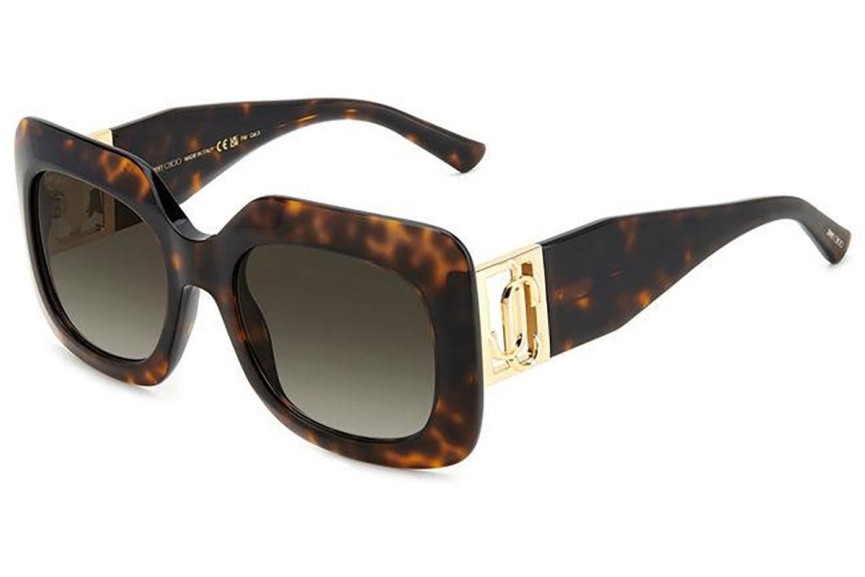 Ochelari de soare Jimmy Choo GAYA/S 086/HA Pătrați Havana