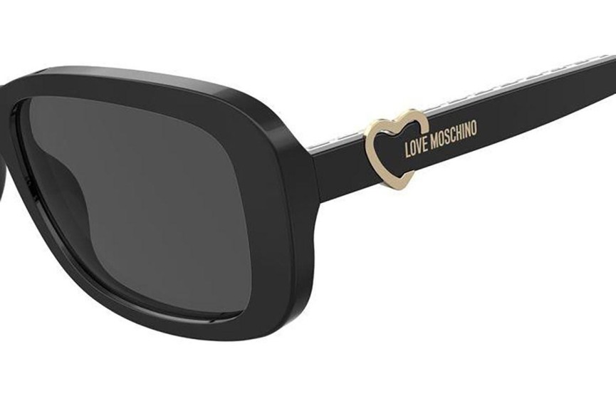 Ochelari de soare Love Moschino MOL060/S 807/IR Dreptunghiulari Negri