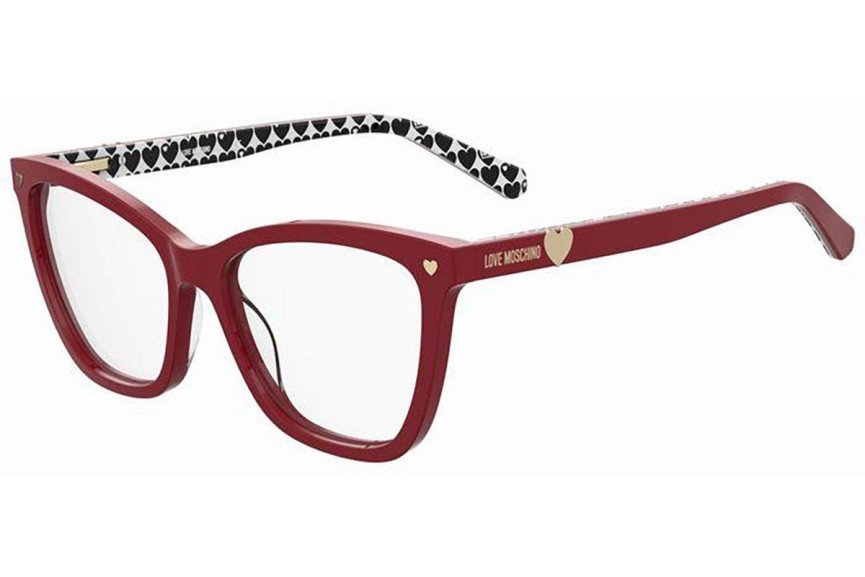 Ochelari Love Moschino MOL593 C9A Cat Eye Roșii