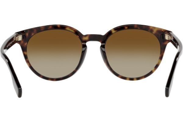 Ochelari de soare Burberry Amelia BE4326 3002T5 Polarized Rotunzi Havana