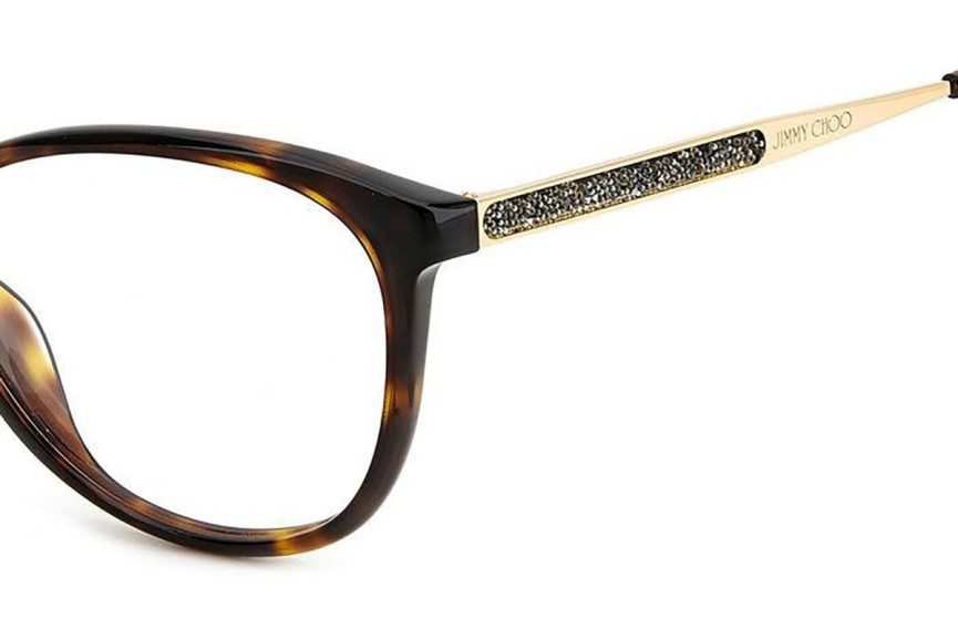 Ochelari Jimmy Choo JC379 086 Cat Eye Havana