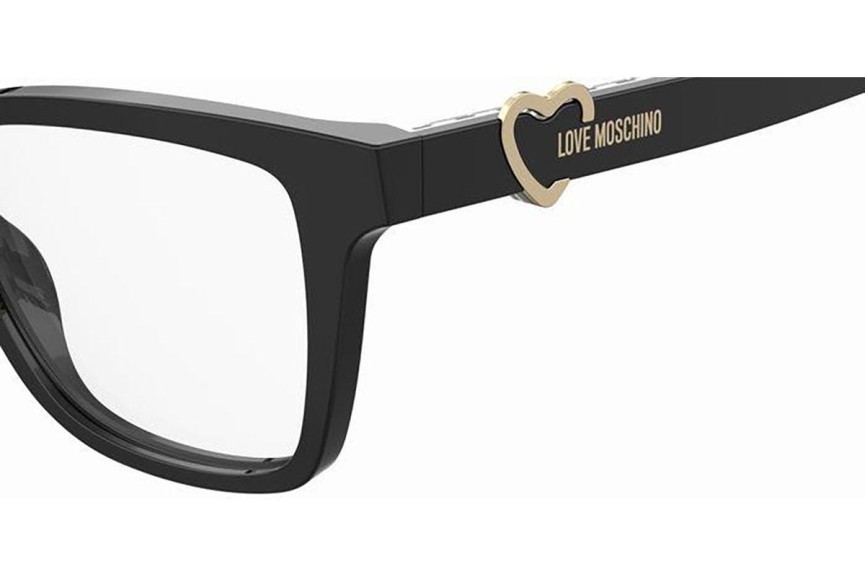 Ochelari Love Moschino MOL610 807 Dreptunghiulari Negri