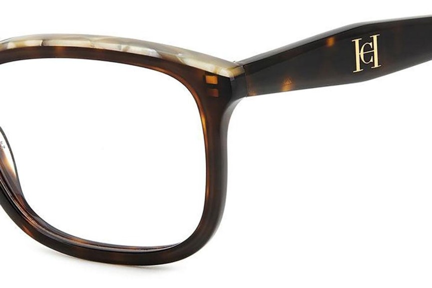 Ochelari Carolina Herrera HER0147 C9K Dreptunghiulari Havana