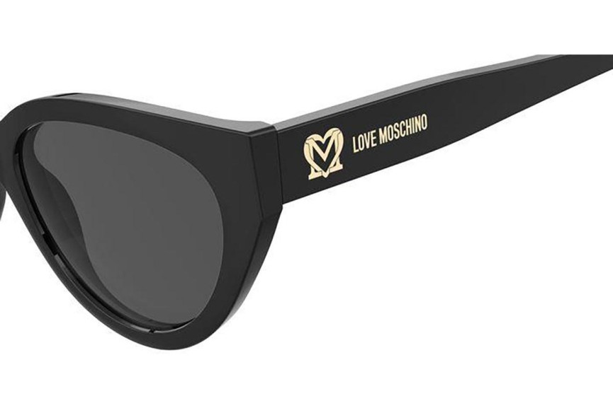 Ochelari de soare Love Moschino MOL064/S 807/IR Cat Eye Negri