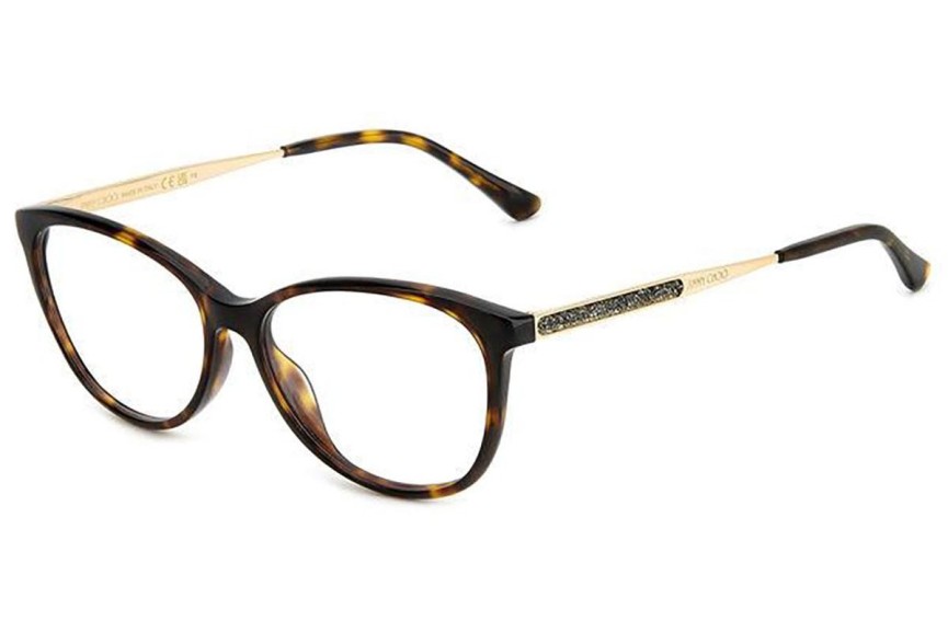 Ochelari Jimmy Choo JC379 086 Cat Eye Havana