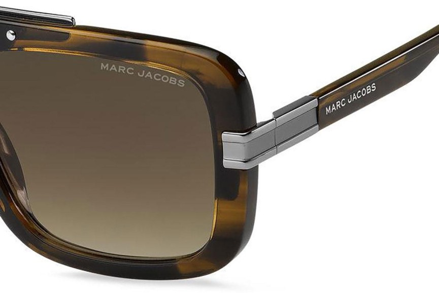 Ochelari de soare Marc Jacobs MARC670/S EX4/HA Flat Top Havana