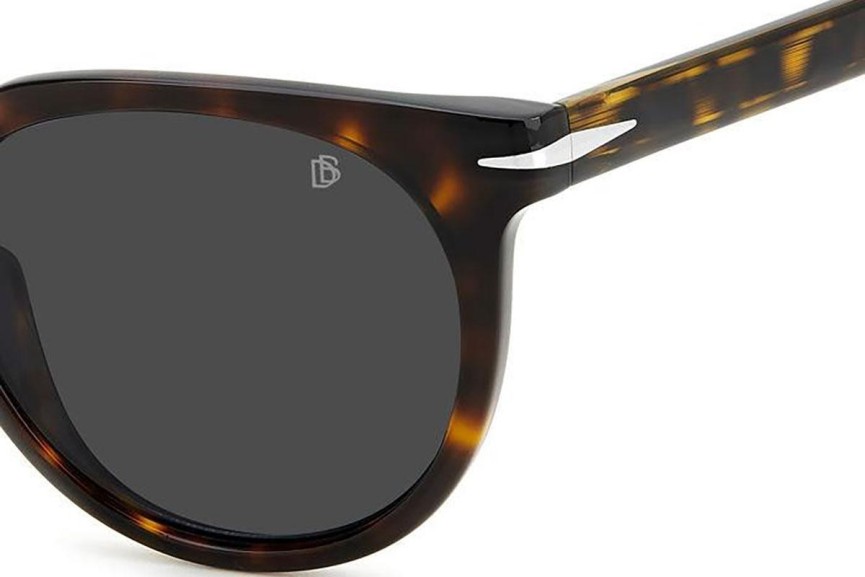 Ochelari de soare David Beckham DB1112/S 086/IR Rotunzi Havana