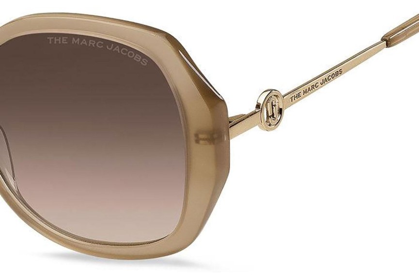 Ochelari de soare Marc Jacobs MARC581/S 10A/HA Cat Eye Bej