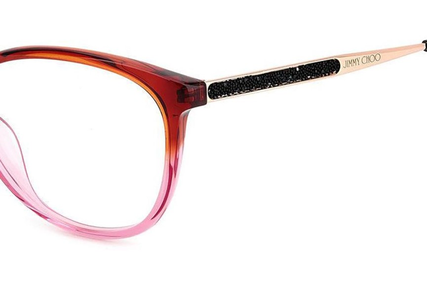 Ochelari Jimmy Choo JC379 1MQ Cat Eye Roșii