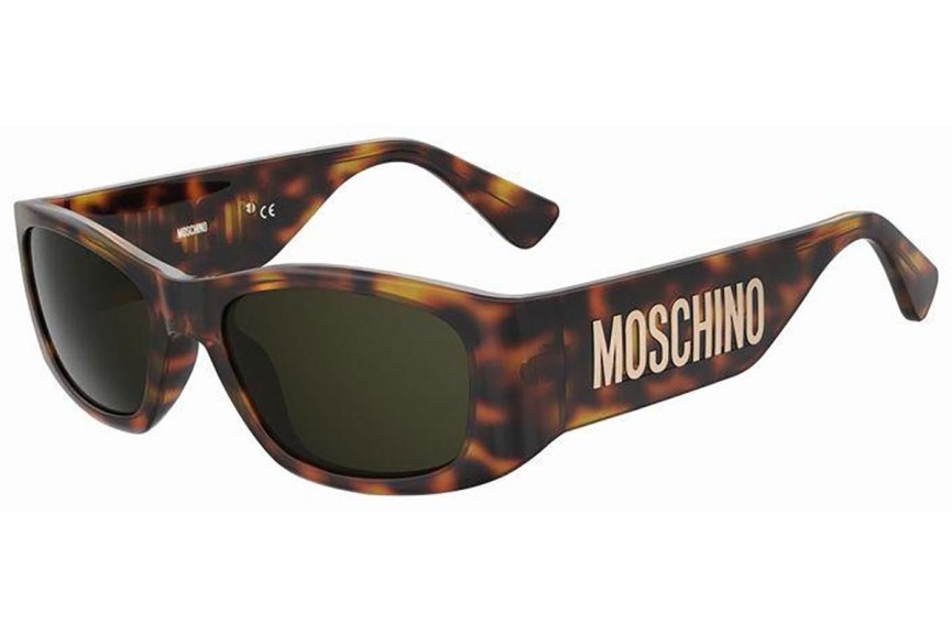 Ochelari de soare Moschino MOS145/S 05L/70 Dreptunghiulari Havana