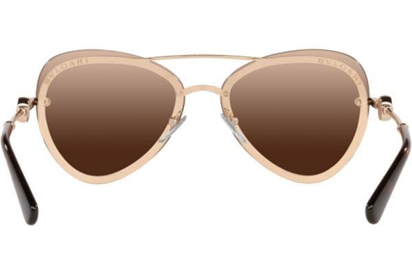 Ochelari de soare Bvlgari BV6157 278/13 Cat Eye Aurii