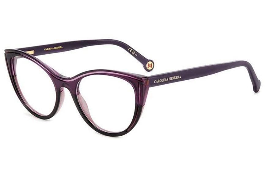 Ochelari Carolina Herrera HER0171 MW2 Cat Eye Violeți