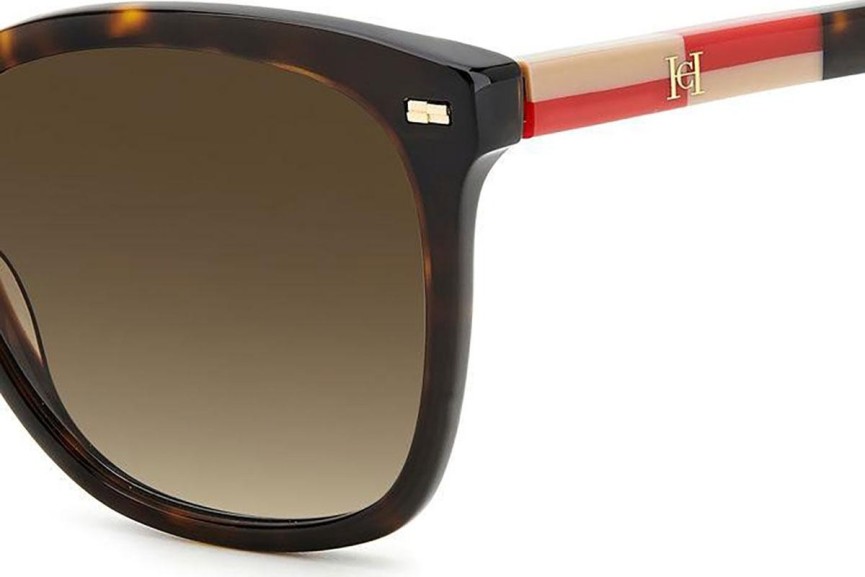 Ochelari de soare Carolina Herrera HER0137/S O63/HA Cat Eye Roșii