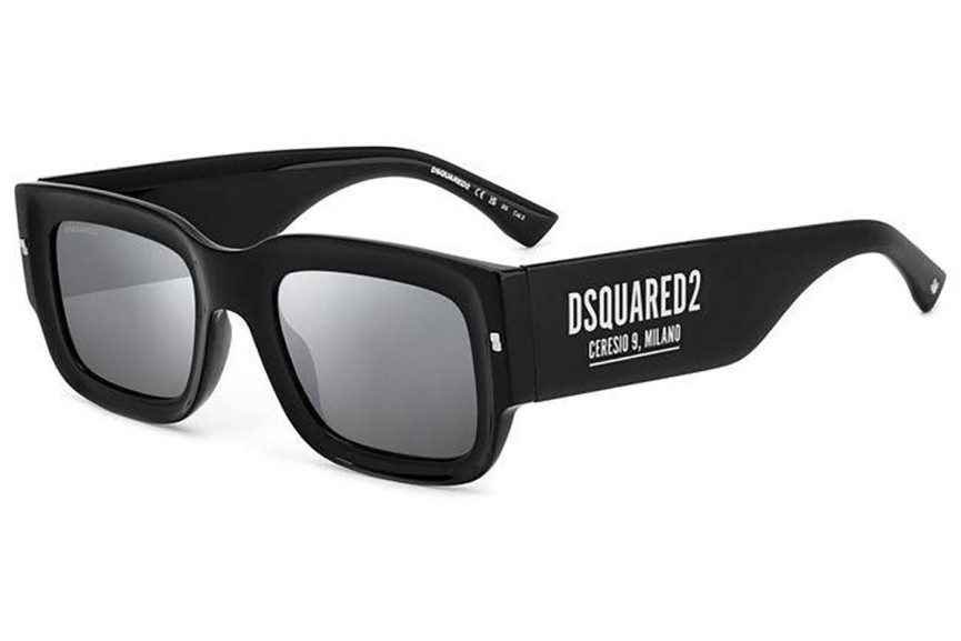 Ochelari de soare Dsquared2 D20089/S CSA/T4 Dreptunghiulari Negri