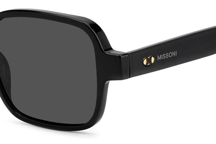 Ochelari de soare M Missoni MMI0140/S 807/IR Dreptunghiulari Negri