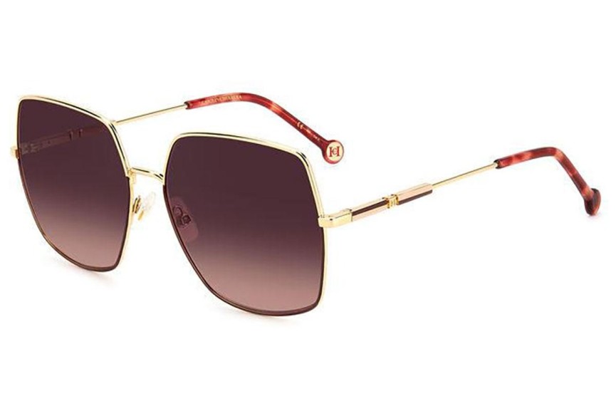 Ochelari de soare Carolina Herrera HER0139/S NOA/3X Pătrați Aurii