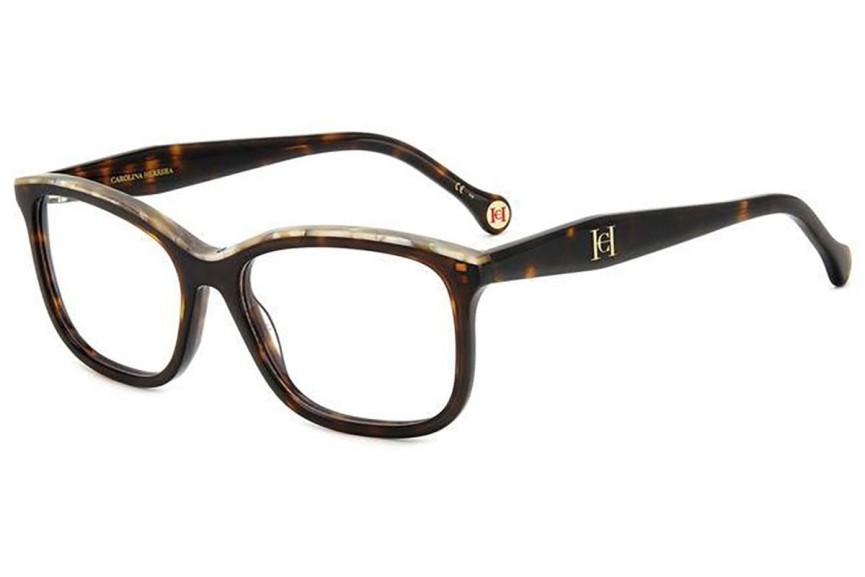 Ochelari Carolina Herrera HER0147 C9K Dreptunghiulari Havana