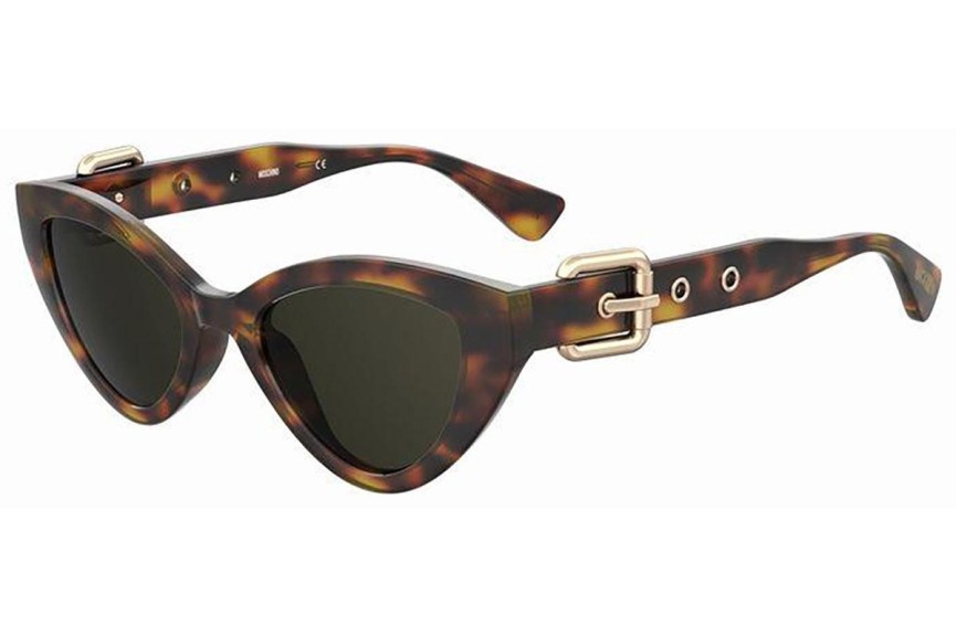 Ochelari de soare Moschino MOS142/S 05L/70 Cat Eye Havana