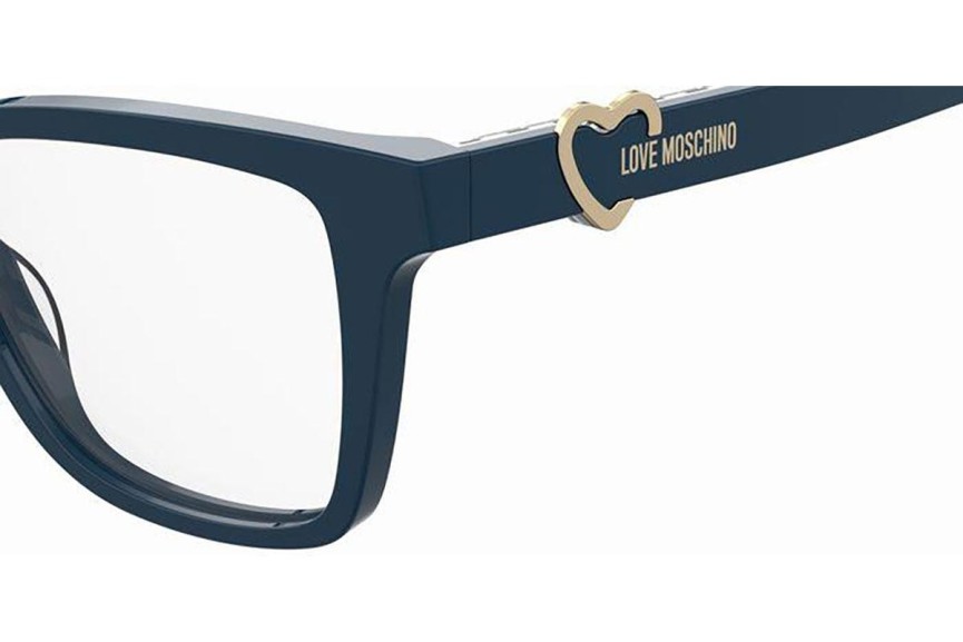 Ochelari Love Moschino MOL610 PJP Dreptunghiulari Albaștri