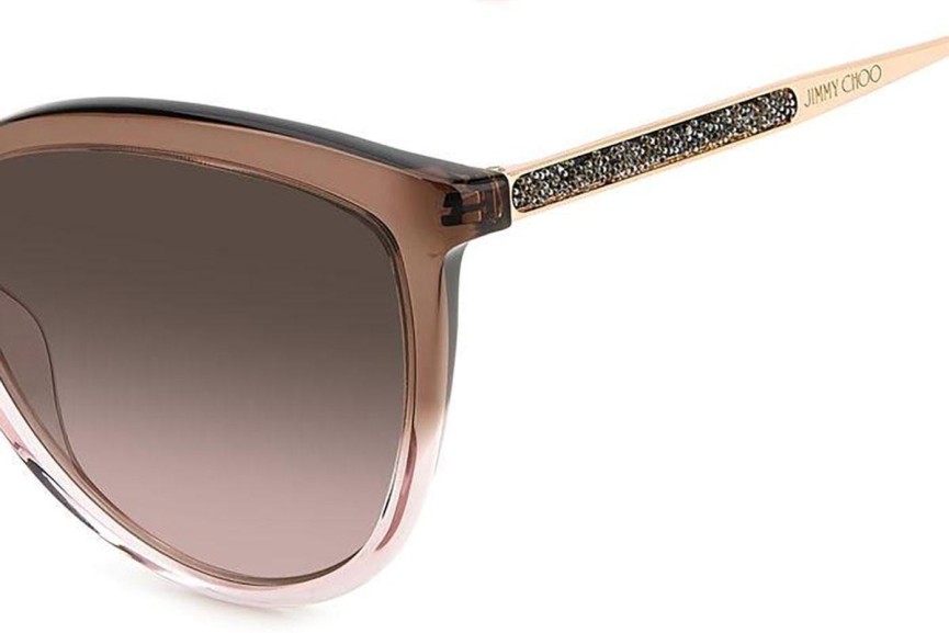 Ochelari de soare Jimmy Choo BELINDA/S 08M/HA Cat Eye Maro