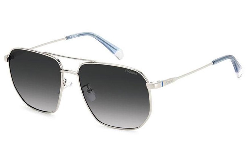 Ochelari de soare Polaroid PLD4141/G/S/X 010/WJ Polarized Pătrați Argintii