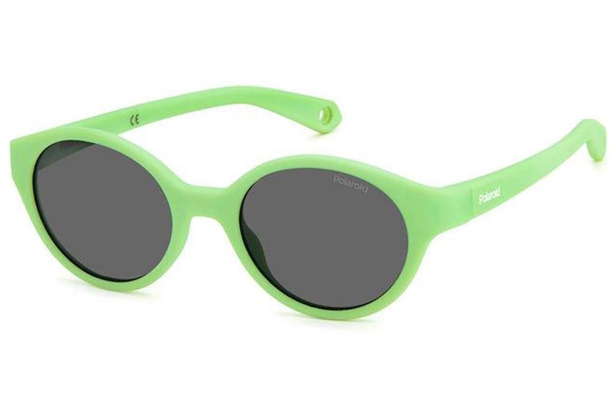 Ochelari de soare Polaroid Junior PLDK007/S 1ED/M9 Polarized Ovali Verzi