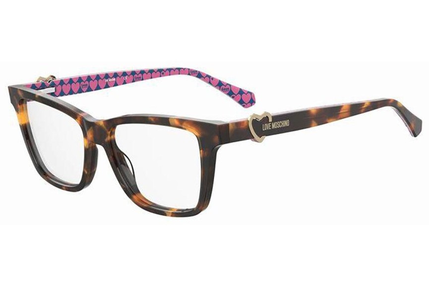 Ochelari Love Moschino MOL610 05L Dreptunghiulari Havana