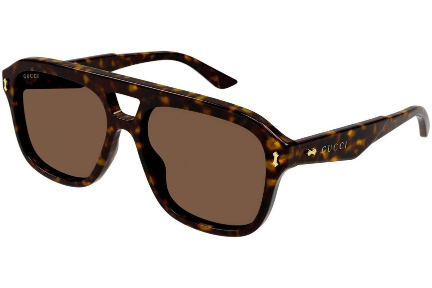 Ochelari de soare Gucci GG1263S 006 Pilot Havana