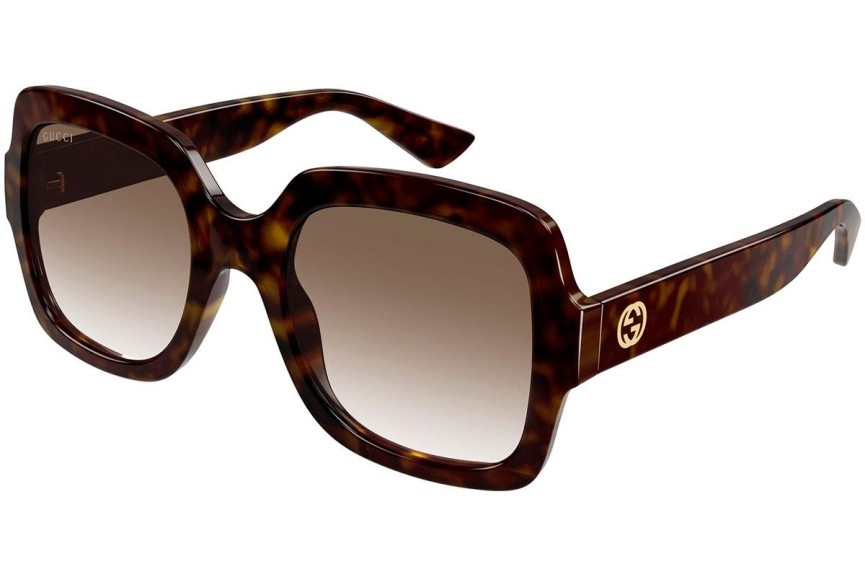 Ochelari de soare Gucci GG1337S 003 Pătrați Havana